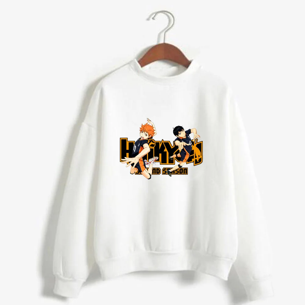 

Anime Haikyuu Print Sweatshirt Autumn Loose Unisex Shirt Long Sleeve