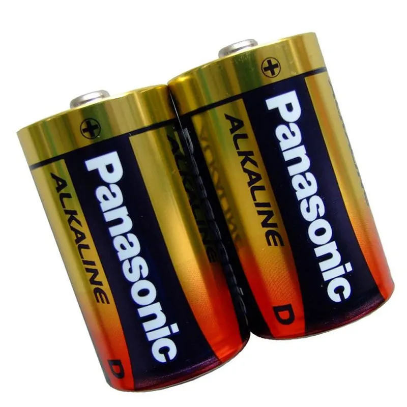 2pcs/lot Panasonic LR20 D Size 1.5V Alkaline Batteries LR20BCH/2B Non-rechargeable Disposable Battery Cell For Gas Stove Toys