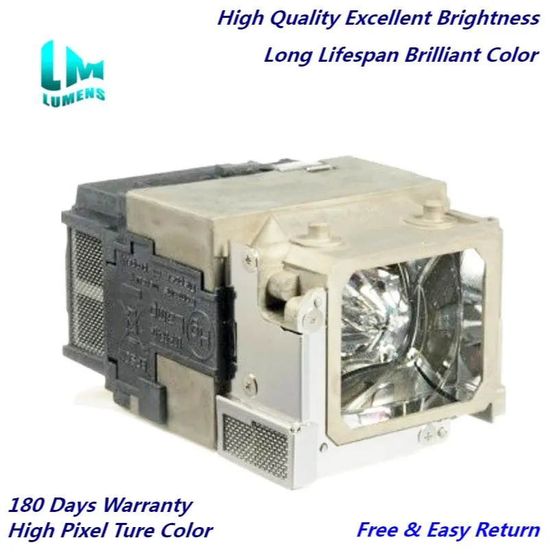 

ELPLP65 для Epson EB-1751 Powerlite 1751 Powerlite 1761W EB-C260M проекционная лампа с корпусом 180 дней гарантии
