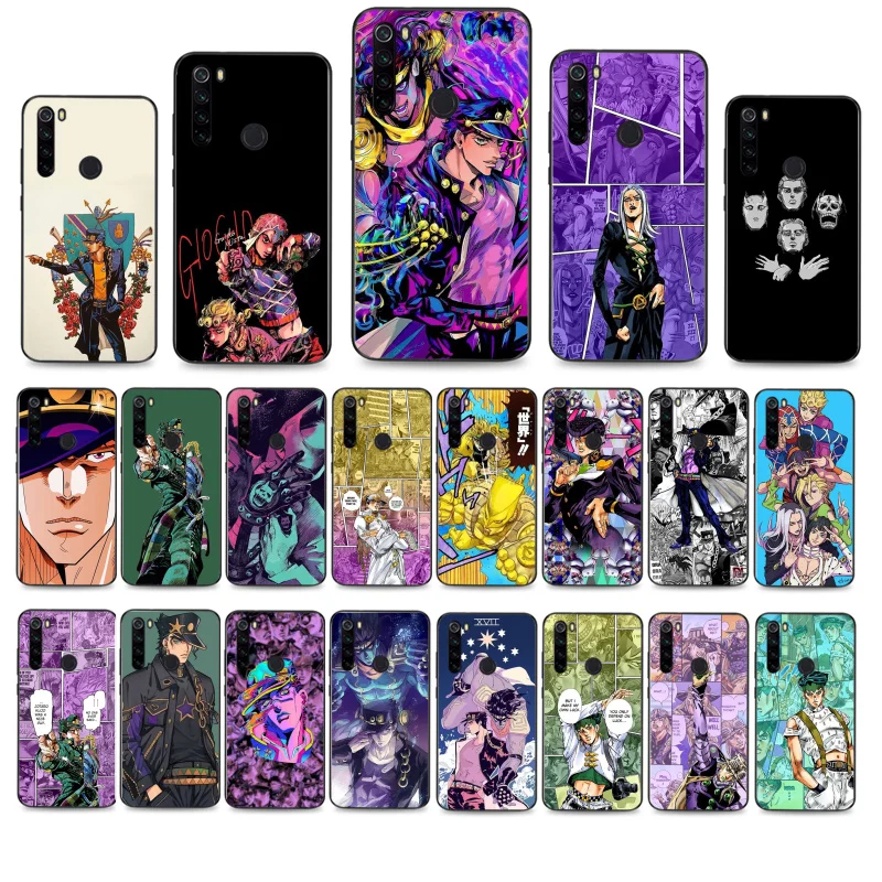 

JoJo's Bizarre Adventure JoJo Anime Phone Cases For Xiaomi Redmi Note7 Pro Note8 Pro 8T Note9 9S Redmi8 8A Note10 Pro 9C X3