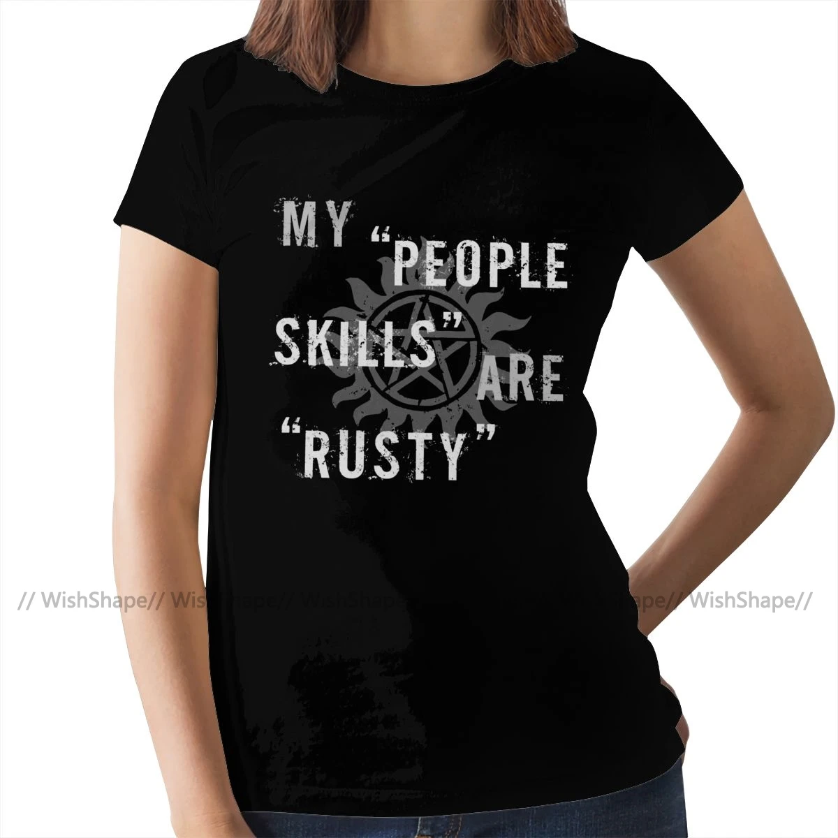 Сверхъестественное Винчестеров футболка с героями сериалов Футболка принтом