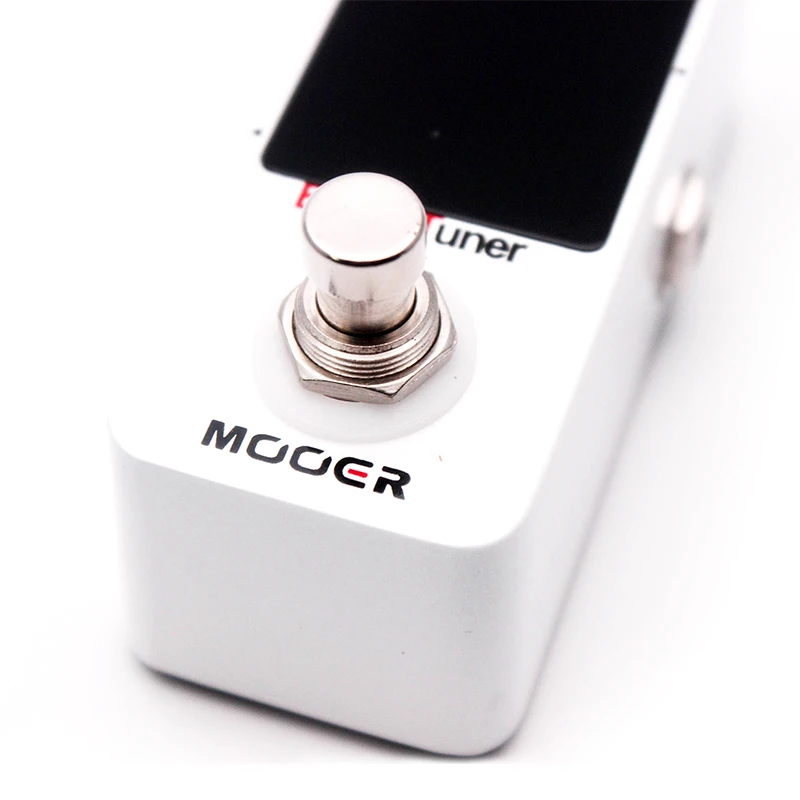 Mooer Baby тюнер педаль для гитары Высокая точность светодиодный дисплей истинное