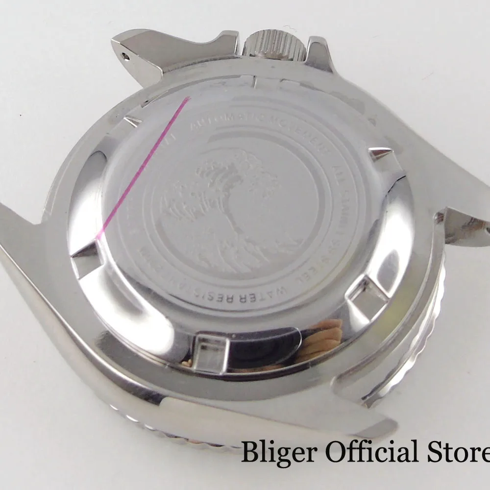 

41mm Automatic Watch Case fit NH35A NH36A 200M Waterproof Sapphire Crystal Ceramic Insert Steel Back