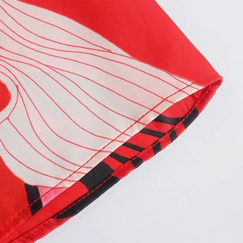 Элегантное платье-миди с цветочным принтом и поясом, шикарные платья а-силуэта с V-образным вырезом и рукавом три четверти, женское шикарное праздничное платье