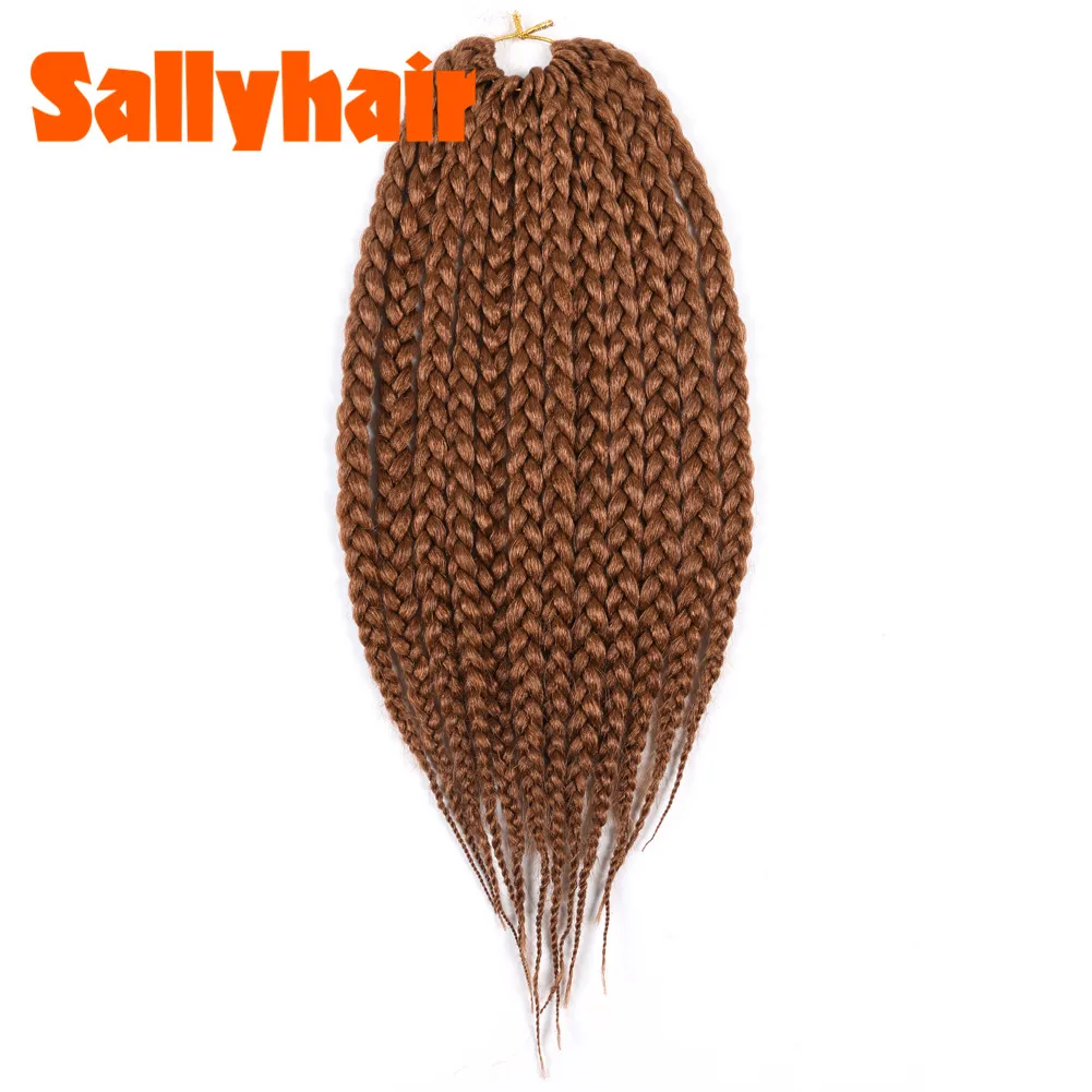 Sallyhair короткие косички вязанные крючком волосы синтетические для наращивания 14