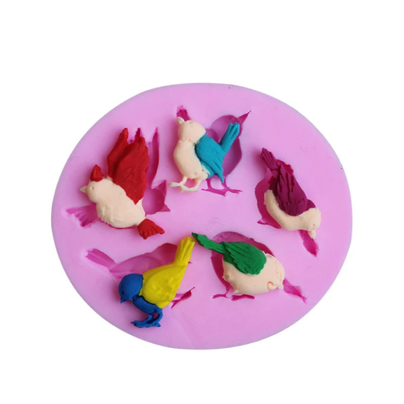 

Lovely Pigeon Birds Shape Silicone Cake Mold DIY Chocolate Party Fondant Cookie Cakes Molds Sugar Craft Moulds Decorating Tools