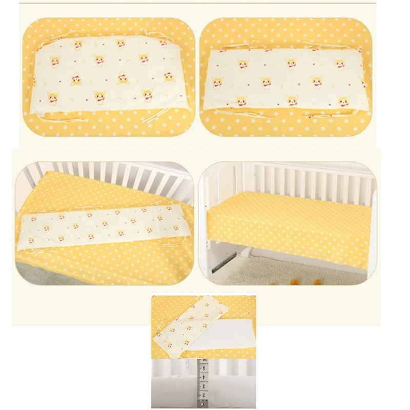 5 шт./компл. радуги с узором для маленьких мальчиков и девочек Постельное белье