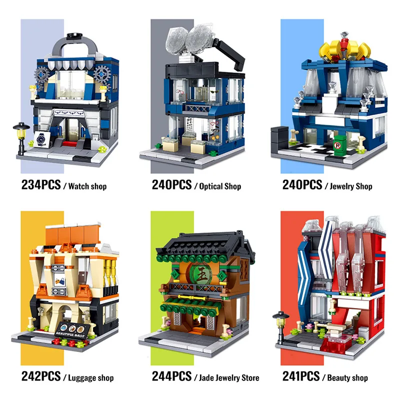 6 в 1 часы с уличным видом городском стиле нефритовый ювелирный магазин Модель