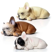 cute sleep pet doll series children simulation animal model french bulldog hand to dotoys for children