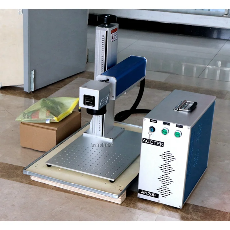 20 Вт/30 Вт/50 Вт/100 Вт белый/черный/цветной волоконный лазерный маркировочный станок