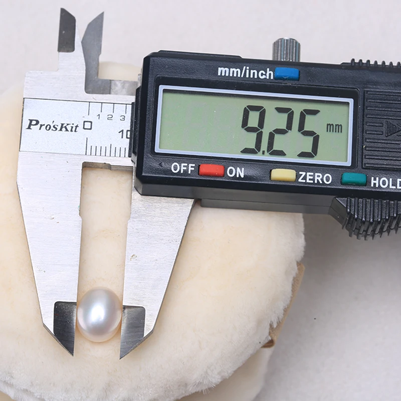 Серьги baroquemon AAAAA с натуральным пресноводным жемчугом овальной формы в комплекте 9