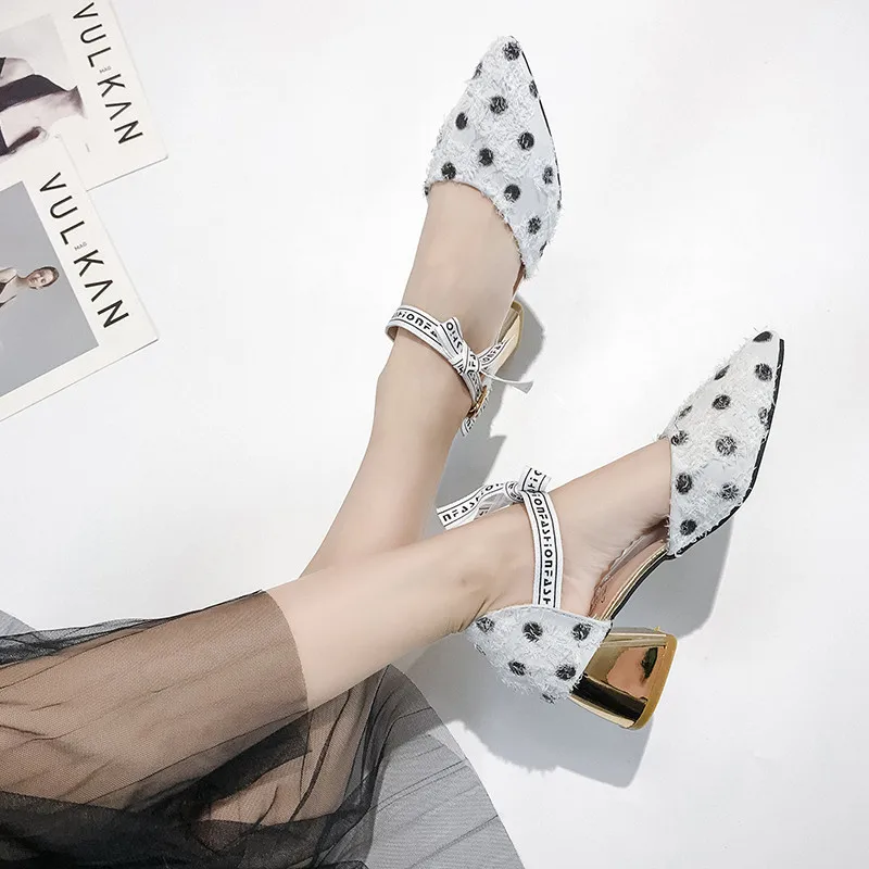 Женские туфли-лодочки из флока на высоком каблуке женская обувь сезон осень-лето