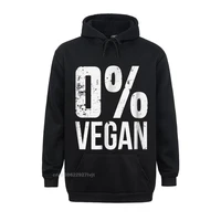 zero percent vegan funny bbq carnivore meat eater hoodie slim fit hooded hoodies company cotton men hoodie birthday