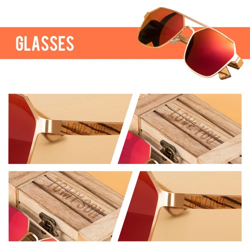logo-glasses and box Настроить Часы для вашей собственной продукции бренда Прямая oem часы - Цвет: logo-glasses and box