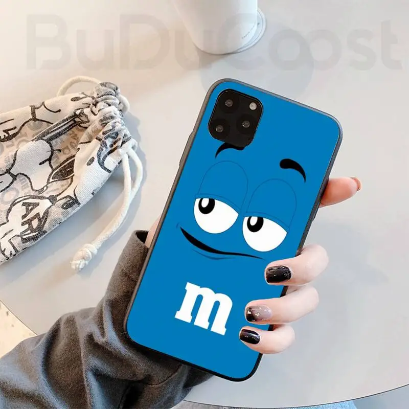 

M&M's Chocolate Nutella Bottle Mobile Phone Case for iPhone 8 7 6 6S Plus X 5S SE 2020 XR 11 12 Pro mini pro XS MAX