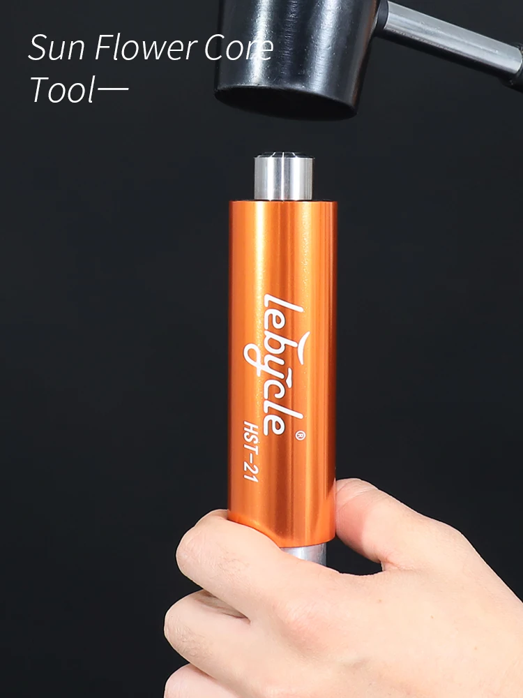 

LeBycle Bike Bicycle Fork Installer Headset Star Nut Install Tool Driver Setter