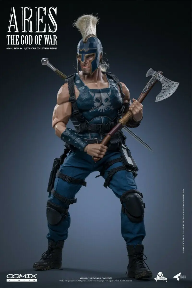 

In Stock Art Figures (Ai-4) Aidol 4 1/6 Collectible Man Soldier Gladiator Ares Mars 12" Action Figure Model for Fans Gifts