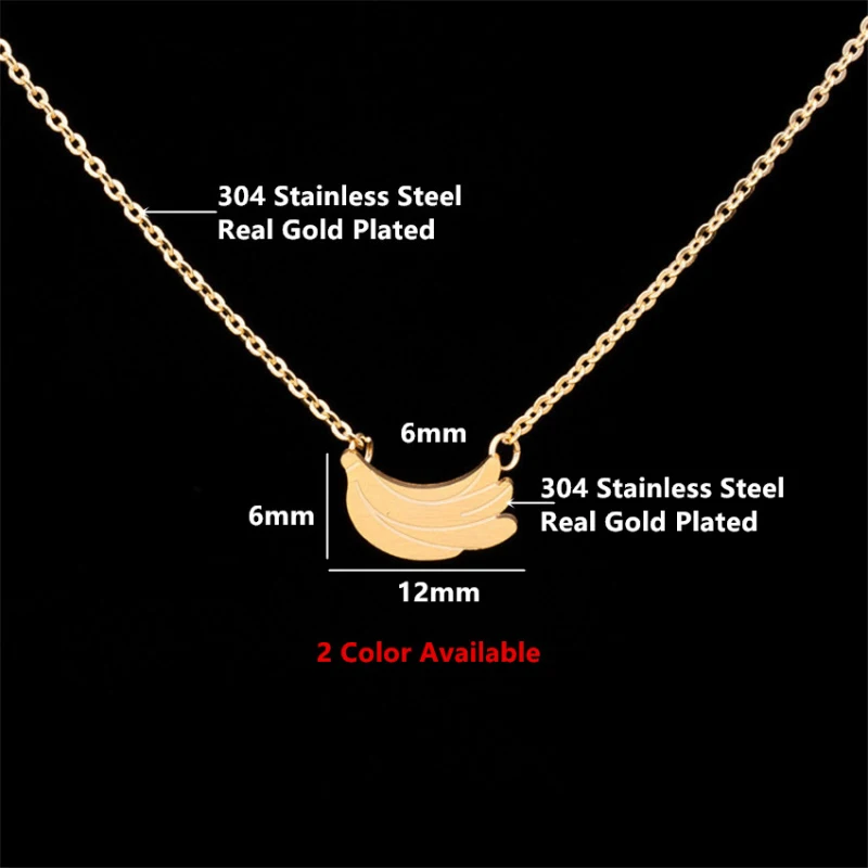 Кулон в виде ягоды Женское Ожерелье Золотой банан амулеты дизайнерское ожерелье