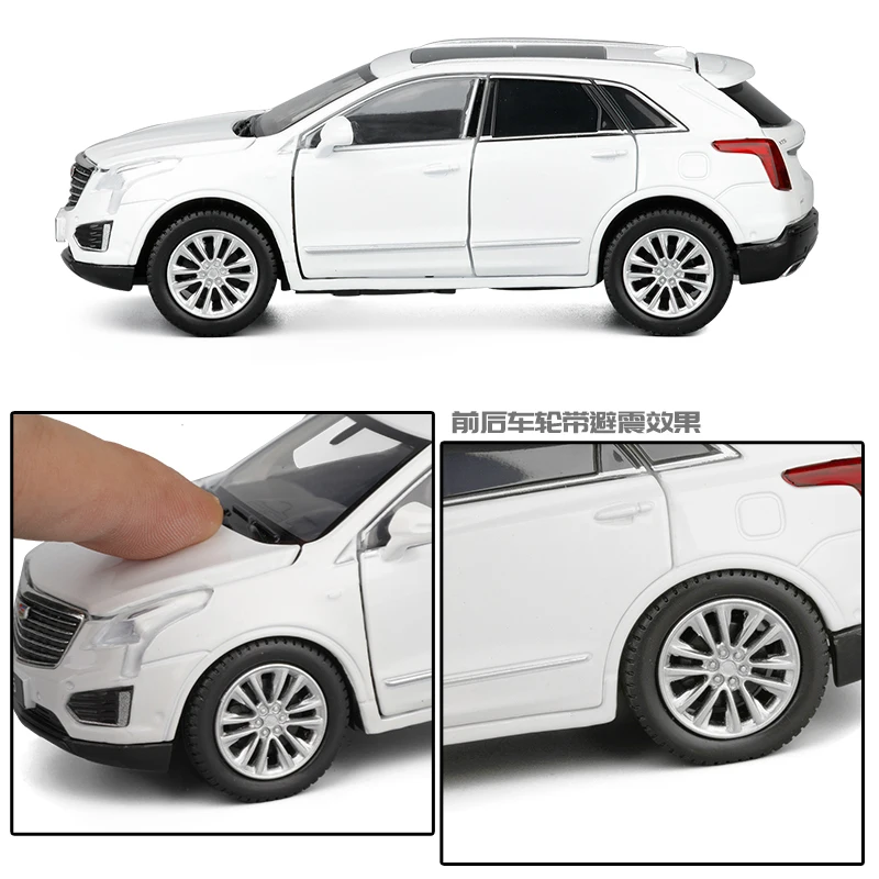 Игрушечная машинка Cadillac XT5 модель автомобиля из металлического сплава 1:32