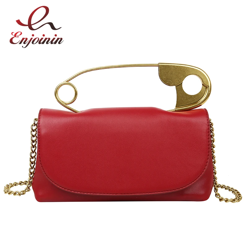 Дизайнерские кошельки и сумочки в стиле ретро с металлическими булавками модная