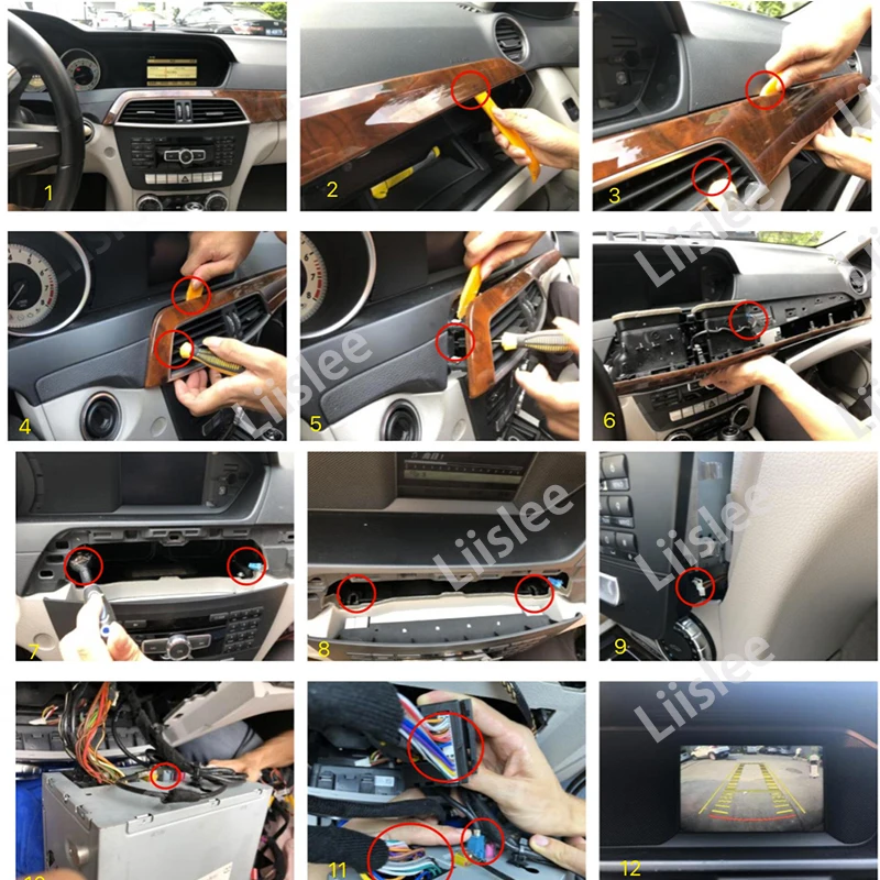 

Reversing Camera Interface Backup Original Monitor Upgrade For Mercedes Benz MB A B C E M CLA CLS SLC SLK GLC GLA GLK NTG SYSTEM
