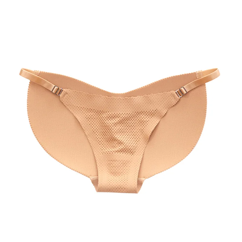 

Women's Sexy Underwear Ladies Breathable Full Hip Seamless Fashion Briefs Adjustable Hip Pad Female Lingerie Soft Hip Pads
