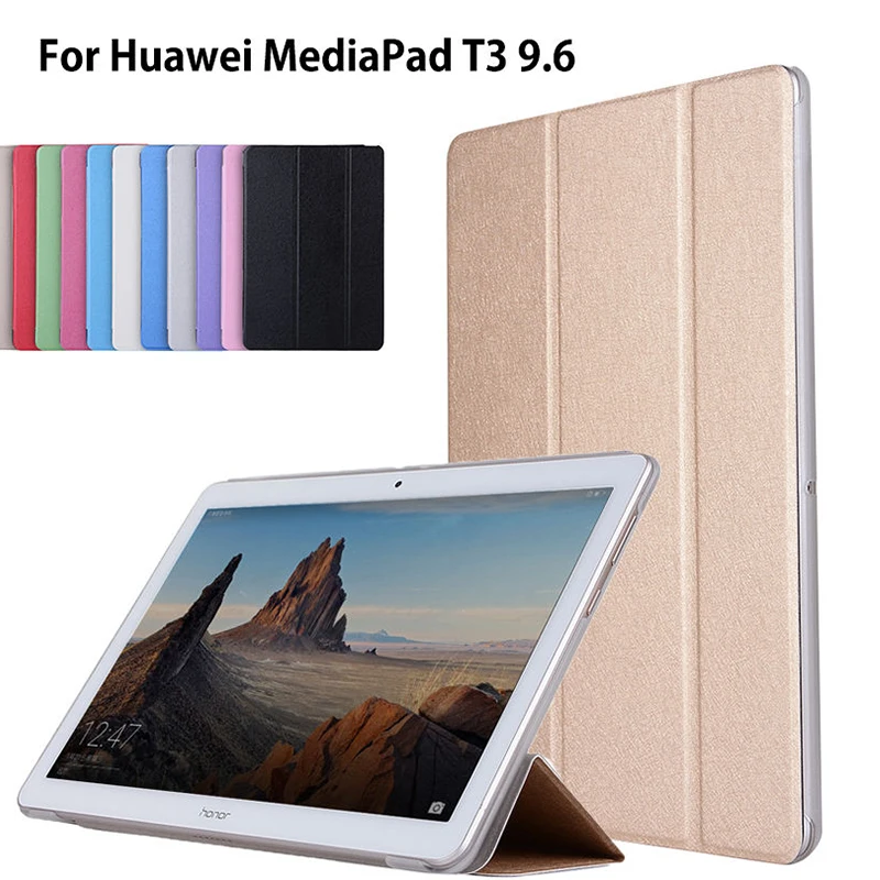 Чехол книжка из искусственной кожи для Huawei MediaPad T3 10 чехол планшета 9 6 дюйма