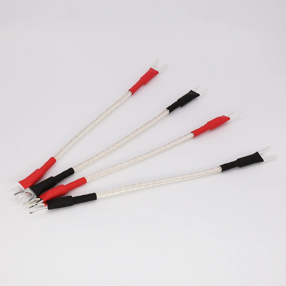 Набор высококачественных аудиокабелей 200 мм с посеребренным покрытием OCC Hi Fi