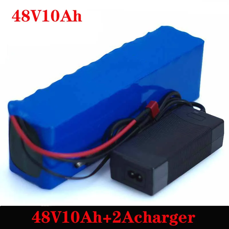 

48V 10Ah 13s3p high power 18650 battery pack mountain bike exclusive BMS protection + 2A charger