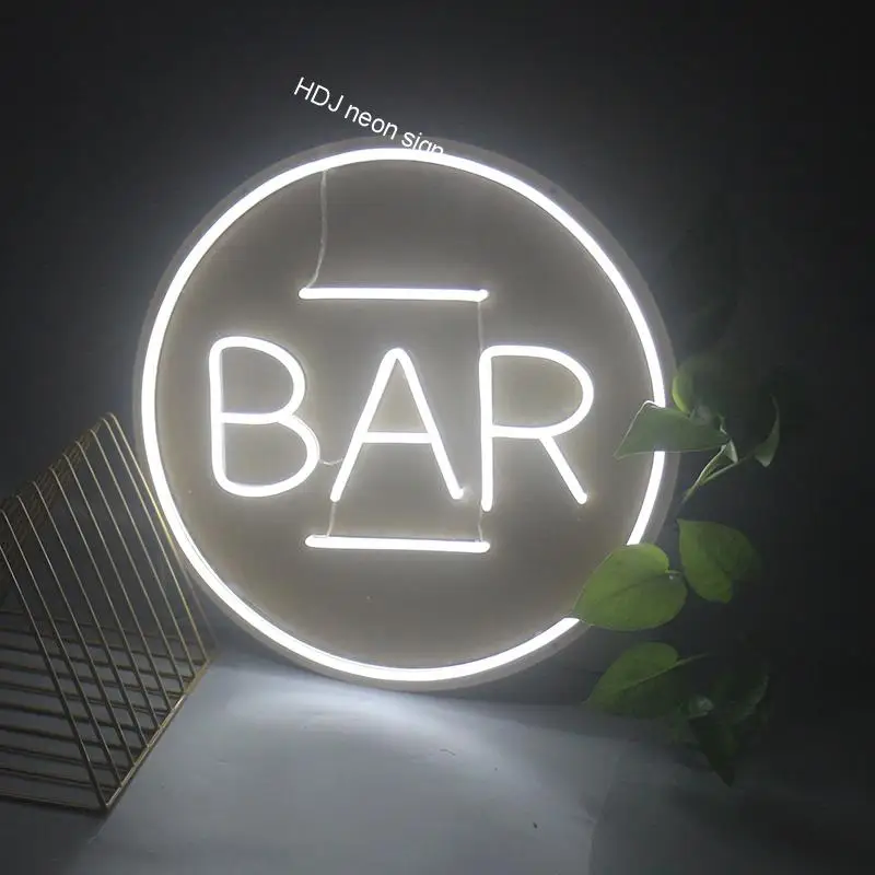 Bar Logo Custom LED Neon Signs Wall Decor For Store BAR Home Room Beach shop Letter Art Design Creative Doorway Decoration Light