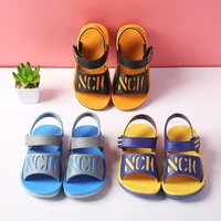 summer new canvas sandals boys girls sandals solid color soft soled anti slip children kids shoes summer beach sandals