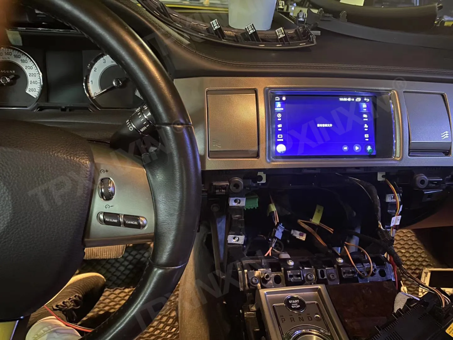 저렴한 무선 카플레이 자동차 GPS 내비게이션 오토 헤드 유닛 멀티미디어 플레이어, 재규어 XF XFL 2004-2015 용 라디오 테이프 레코더 스테레오 테슬라