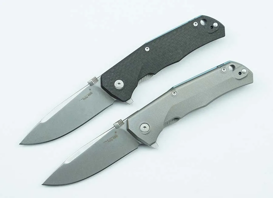 Harga LEMIFSHE Sirip Pisau Lipat M390 Pisau Titanium/Serat Karbon Menangani Luar Ruangan Berkemah Kelangsungan Hidup Dapur Buah Pisau Alat EDC