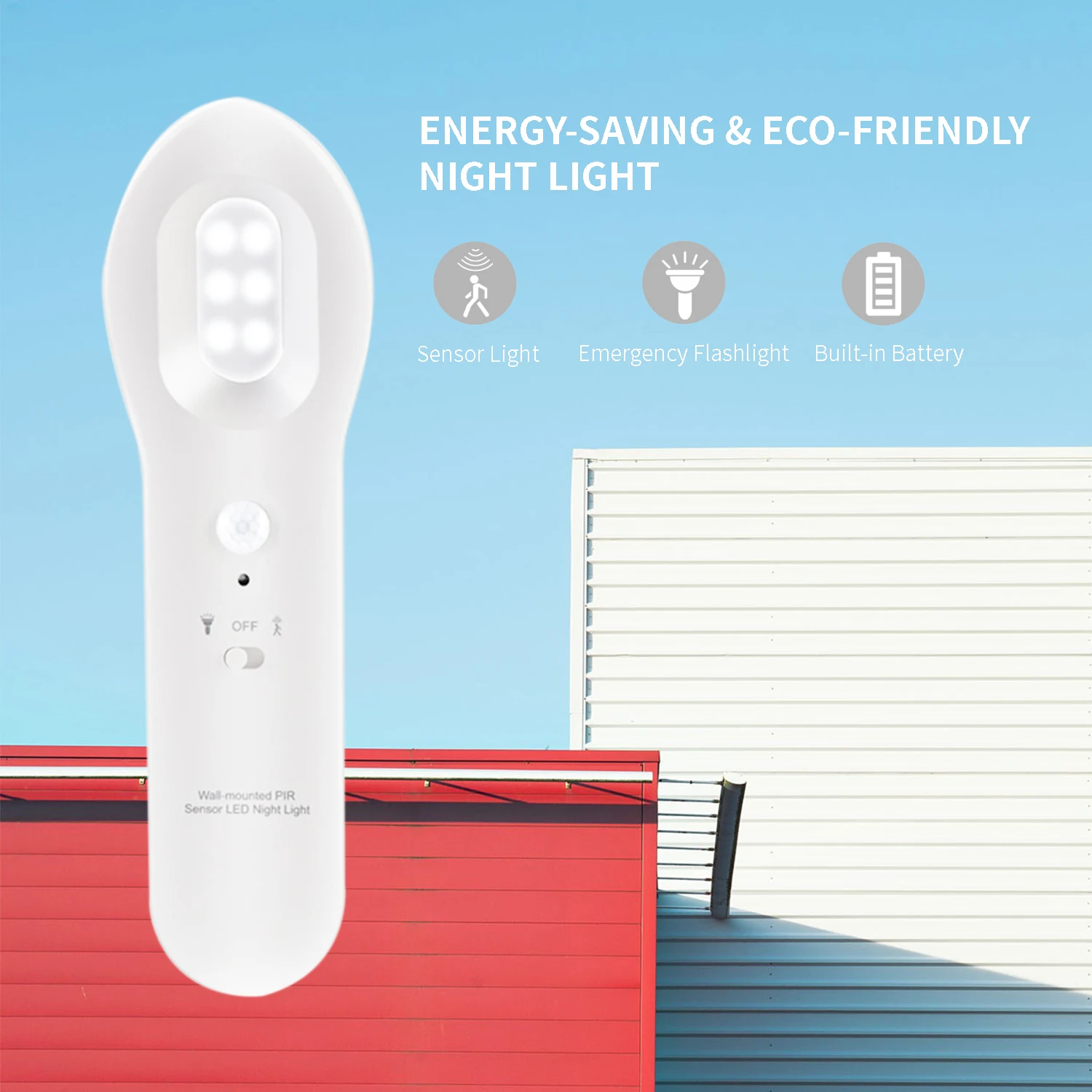 Новый перезаряжаемый датчик движения Ночной светильник светодиодный шкаф