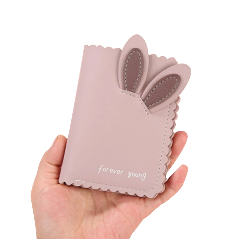 Женский маленький кошелек с милыми заячьими ушками кошельки держатель для карт