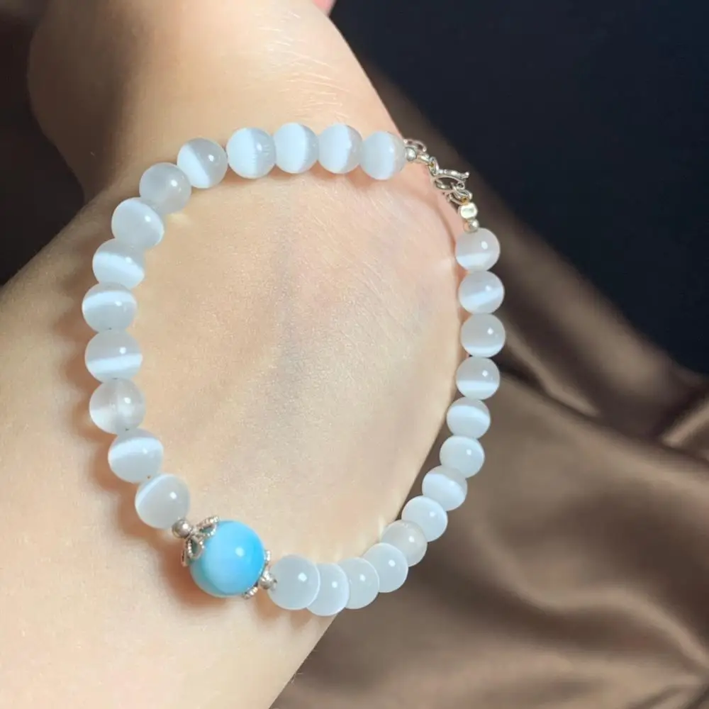 912 браслет из ларимара для мужчин хорошее ювелирное изделие 100% натуральный