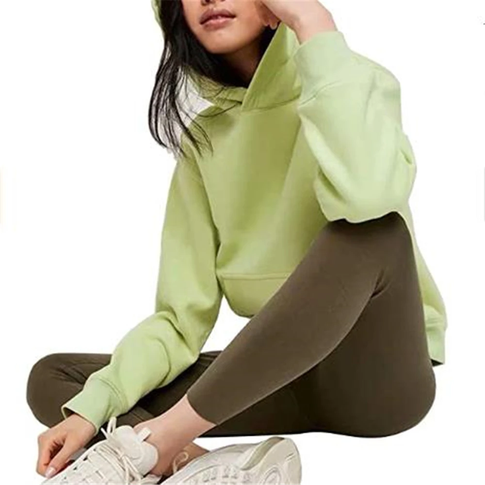 Женские теплые зимние толстовки с карманами верхняя одежда Свободные флисовые