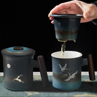 luxury fashion coffee cup blue bulk espresso creative original ceramic mug breakfast bubble tea friends drinks tazas milk mugs