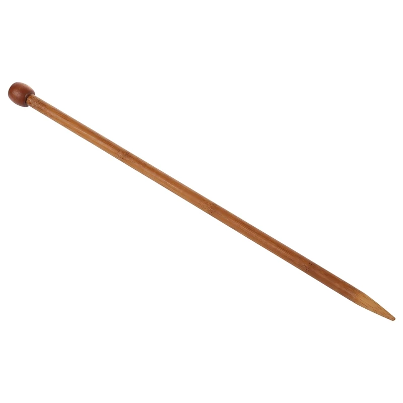 Набор из 36 одиночных заостренных вязальные спицы карбонизированного бамбука 18