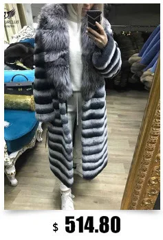 Tatyana Furclub новое пальто из натурального кроличьего меха Толстая теплая Модная Меховая куртка для женщин Зимняя одежда длинная верхняя одежда из натурального кроличьего меха