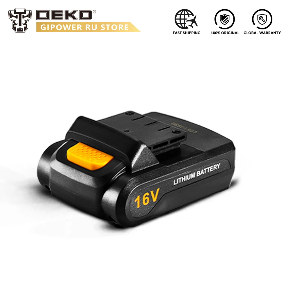 DEKO 16V комплект литий ионных батарей Аккумуляторная батарея для Loner