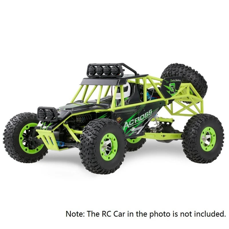 

2 Set RC Car Part: 1 Set Left Right Tires Wheel Tyre Kit & 1 Set Metal Anti-Skid Plate Door Decorative Sheet Accessories