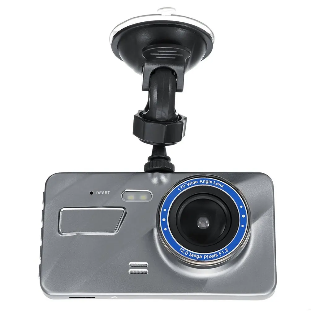 

4 Inches Car DVR Dash Camera Rear View Dual Camera Video 1080P Full Cycle Recording Night G-sensor 170 Wide Angle