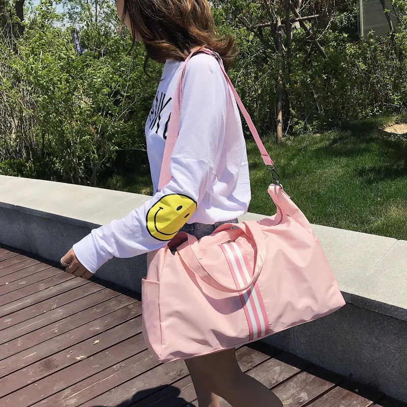 Спортивная сумка для мужчин и женщин холщовая дорожная тренировок влажного