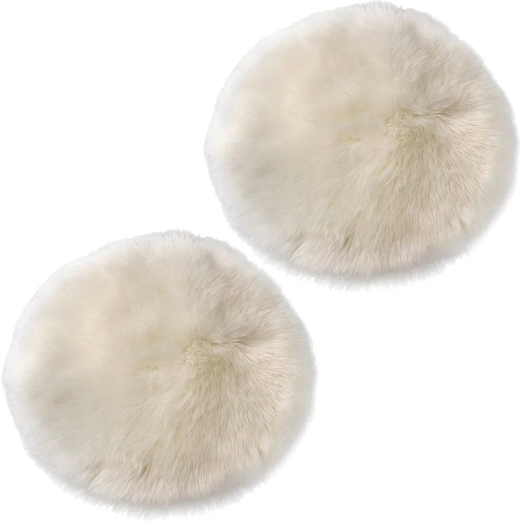 2 шт. подкладка под сиденье из искусственной овчины | Дом и сад