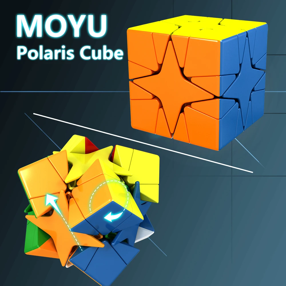 

MoYu MeiLong Polaris Cube Cubing Classroom Magic Puzzle Cube Educational MoYu Polaris Cube Toy for Kids Smooth Antistress