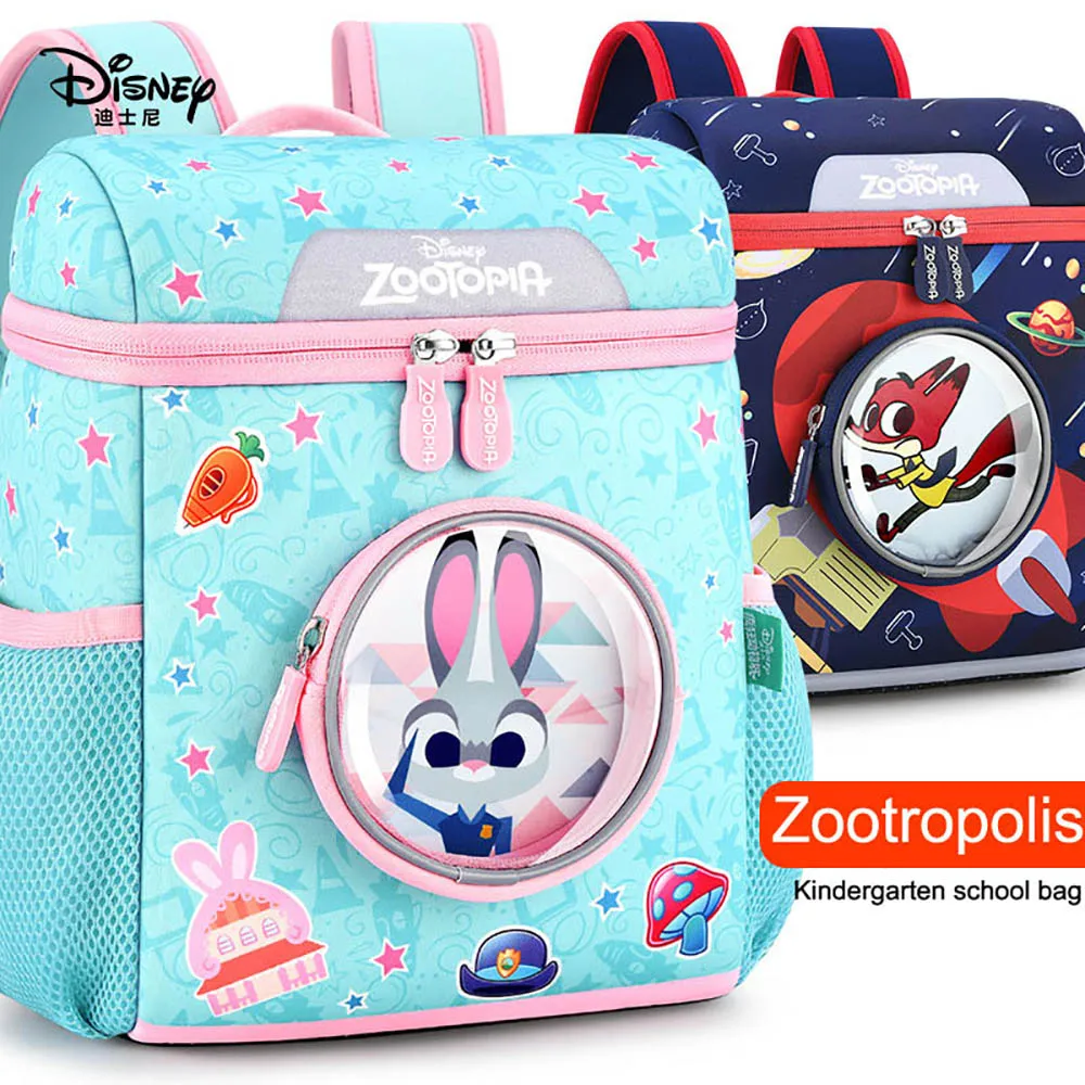 Disney Kindergarten Schoolbag Children Kids 3 Years Old 5 Tide Net Red Cute Girl Male Baby Light Personality Boy Backpack