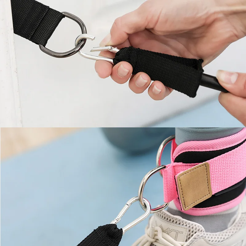 Фитнес-упражнения лодыжки ремни манжеты для кабельных машин Ab тренировки ног