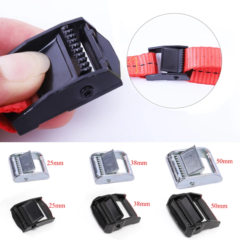 

25/38/50mm Double Spring Metal Buckle Zinc Alloy Press Buckle Belt Hardware Accessories Binding Buckle Tension Lock Buckle