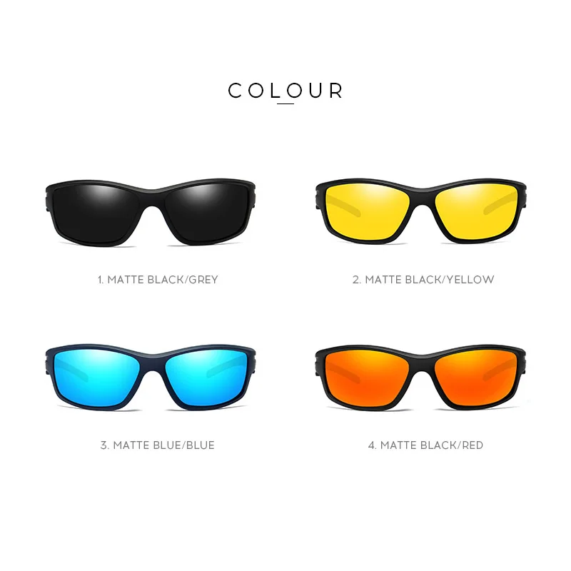 Модные квадратные поляризационные солнцезащитные очки мужские роскошные